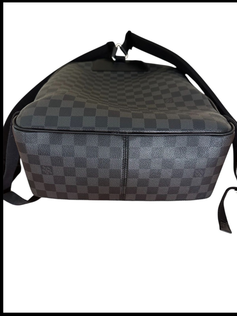 Louis Vuitton Black and Gray Damier Graphite Backpack - Picture 11 of 12